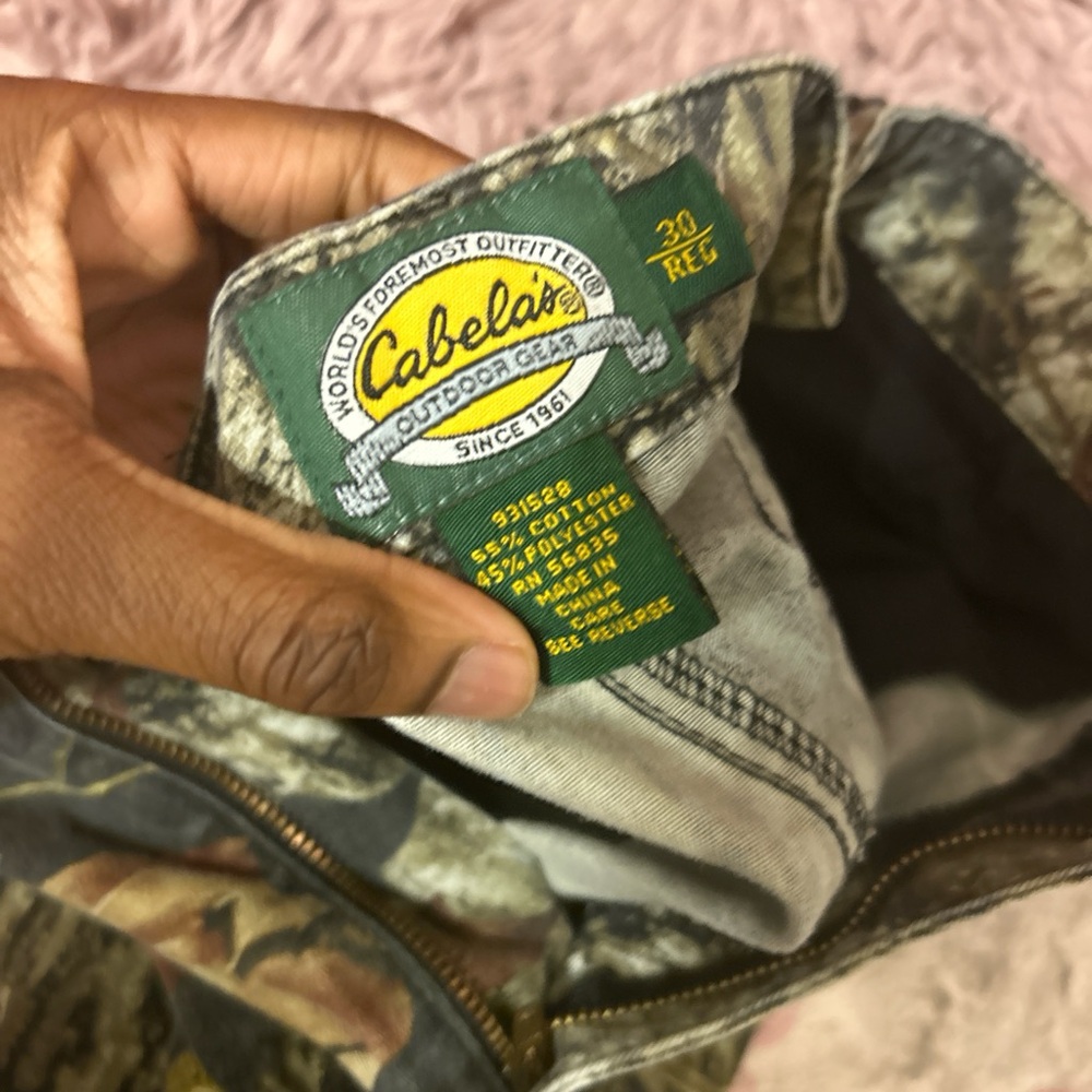 Cabela's Green Camouflage Pants